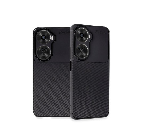 Huawei Nova 12 SE Kılıf Auto Focus Karbon Kapak - Siyah Huawei Nova 12 SE Kılıf Auto Focus Karbon Kapak - Siyah