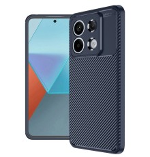 Xiaomi Redmi Note 13 Pro 4G Kılıf Auto Focus Karbon Kapak - Lacivert