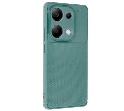 Xiaomi Redmi Note 13 Pro 4G Kılıf Auto Focus Karbon Kapak - Koyu Yeşil Xiaomi Redmi Note 13 Pro 4G Kılıf Auto Focus Karbon Kapak - Koyu Yeşil