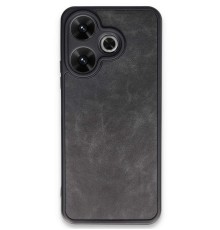 Xiaomi Redmi 13 4G Kılıf Aras Deri Kapak - Siyah