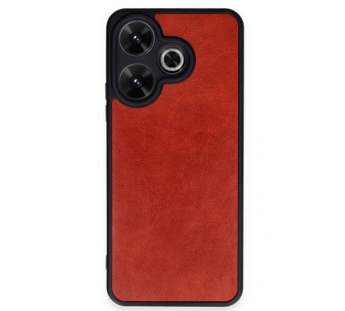 Xiaomi Redmi 13 4G Kılıf Aras Deri Kapak - Kırmızı Xiaomi Redmi 13 4G Kılıf Aras Deri Kapak - Kırmızı
