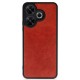 Xiaomi Redmi 13 4G Kılıf Aras Deri Kapak - Kırmızı