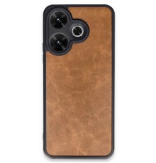 Xiaomi Redmi 13 4G Kılıf Aras Deri Kapak - Taba