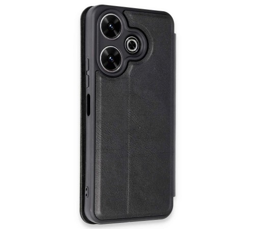 Xiaomi Redmi 13 4G Kılıf Flip Cover - Siyah