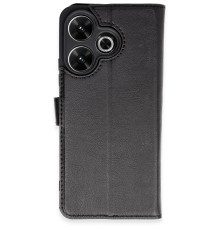 Xiaomi Redmi 13 4G Kılıf Trend S Plus Kapaklı Kılıf - Siyah