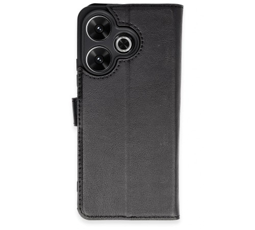Xiaomi Redmi 13 4G Kılıf Trend S Plus Kapaklı Kılıf - Siyah Xiaomi Redmi 13 4G Kılıf Trend S Plus Kapaklı Kılıf - Siyah