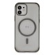 iPhone 12 Hilton Magsafe Kapak - Titan Gri