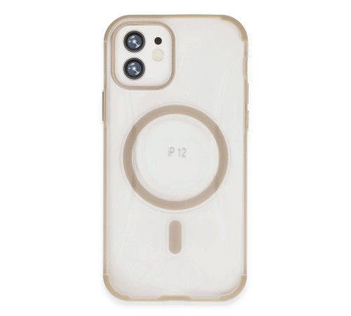iPhone 12 Hilton Magsafe Kapak - Gold iPhone 12 Hilton Magsafe Kapak - Gold