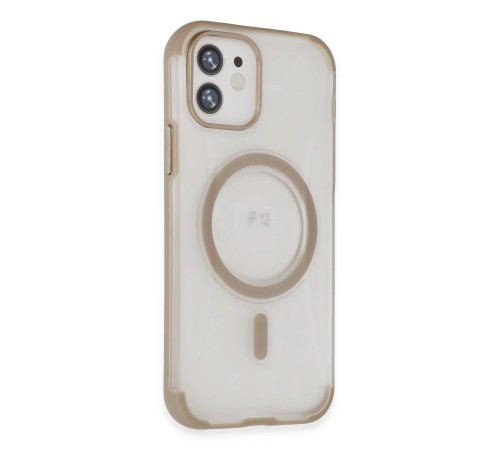 iPhone 12 Hilton Magsafe Kapak - Gold iPhone 12 Hilton Magsafe Kapak - Gold