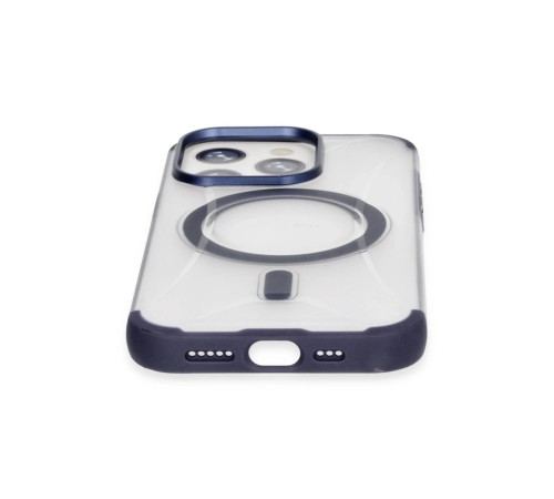 iPhone 15 Pro Hilton Magsafe Kapak - Lacivert iPhone 15 Pro Hilton Magsafe Kapak - Lacivert