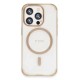iPhone 15 Pro Max Hilton Magsafe Kapak - Gold