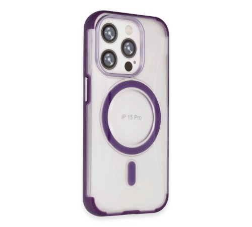iPhone 15 Pro Max Hilton Magsafe Kapak - Derin Mor iPhone 15 Pro Max Hilton Magsafe Kapak - Derin Mor