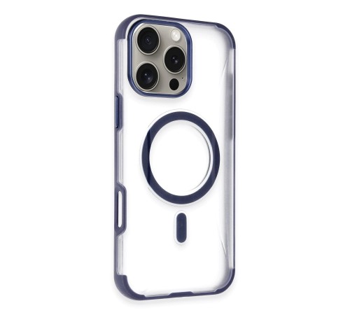 iPhone 16 Pro Hilton Magsafe Kapak - Lacivert iPhone 16 Pro Hilton Magsafe Kapak - Lacivert