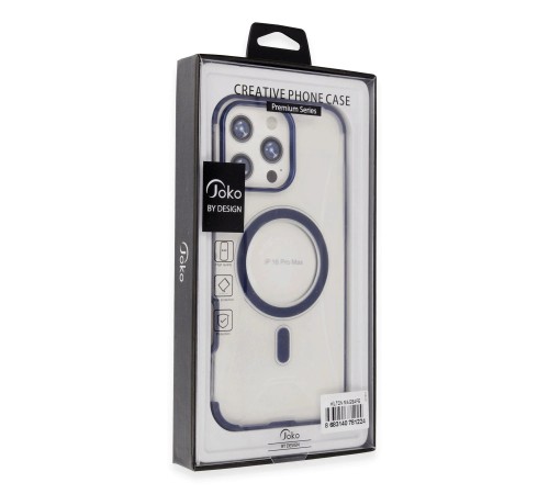 iPhone 16 Pro Hilton Magsafe Kapak - Lacivert iPhone 16 Pro Hilton Magsafe Kapak - Lacivert