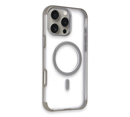 iPhone 16 Pro Max Hilton Magsafe Kapak - Titan Gri iPhone 16 Pro Max Hilton Magsafe Kapak - Titan Gri