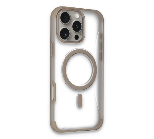 iPhone 16 Pro Max Hilton Magsafe Kapak - Gold iPhone 16 Pro Max Hilton Magsafe Kapak - Gold