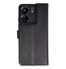 Xiaomi Redmi 13C Kılıf Trend S Plus Kapaklı Kılıf - Siyah