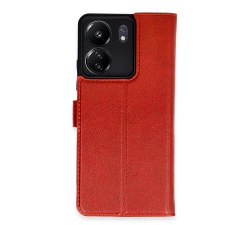 Xiaomi Redmi 13C Kılıf Trend S Plus Kapaklı Kılıf - Kırmızı