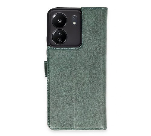 Xiaomi Redmi 13C Kılıf Trend S Plus Kapaklı Kılıf - Yeşil Xiaomi Redmi 13C Kılıf Trend S Plus Kapaklı Kılıf - Yeşil