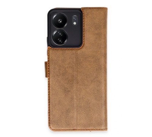 Xiaomi Redmi 13C Kılıf Trend S Plus Kapaklı Kılıf - Taba Xiaomi Redmi 13C Kılıf Trend S Plus Kapaklı Kılıf - Taba