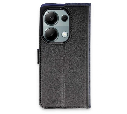 Xiaomi Redmi Note 13 Pro 4G Kılıf Trend S Plus Kapaklı Kılıf - Siyah Xiaomi Redmi Note 13 Pro 4G Kılıf Trend S Plus Kapaklı Kılıf - Siyah