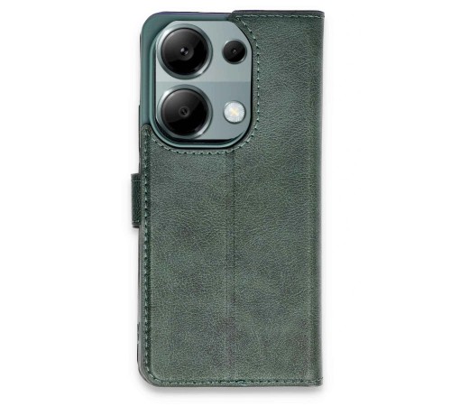 Xiaomi Redmi Note 13 Pro 4G Kılıf Trend S Plus Kapaklı Kılıf - Yeşil Xiaomi Redmi Note 13 Pro 4G Kılıf Trend S Plus Kapaklı Kılıf - Yeşil