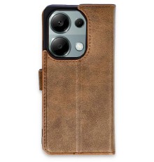 Xiaomi Redmi Note 13 Pro 4G Kılıf Trend S Plus Kapaklı Kılıf - Taba