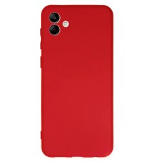 Samsung Galaxy A04 Kılıf First Silikon - Kırmızı