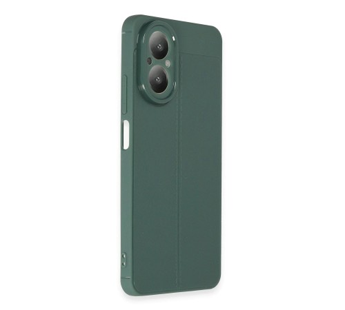 Realme 12 Lite Kılıf Auto Focus Kapak - Koyu Yeşil Realme 12 Lite Kılıf Auto Focus Kapak - Koyu Yeşil