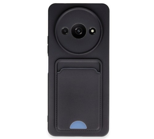 Xiaomi Redmi A3 4G Kılıf Kelvin Kartvizitli Silikon - Siyah Xiaomi Redmi A3 4G Kılıf Kelvin Kartvizitli Silikon - Siyah