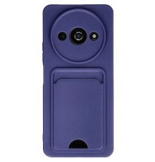 Xiaomi Redmi A3 4G Kılıf Kelvin Kartvizitli Silikon - Lacivert