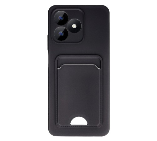 Realme Note 50 4G Kılıf Kelvin Kartvizitli Silikon - Siyah Realme Note 50 4G Kılıf Kelvin Kartvizitli Silikon - Siyah