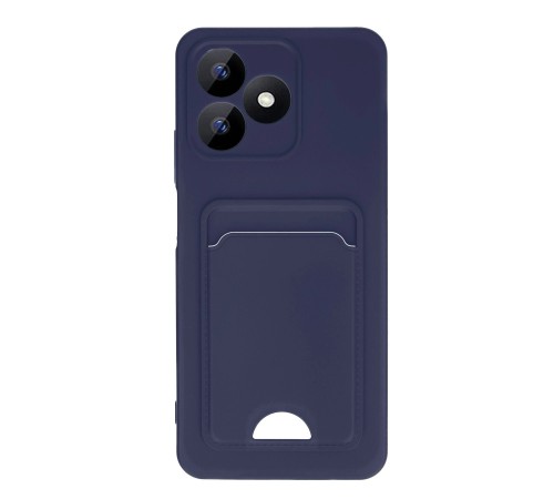 Realme Note 50 4G Kılıf Kelvin Kartvizitli Silikon - Lacivert Realme Note 50 4G Kılıf Kelvin Kartvizitli Silikon - Lacivert