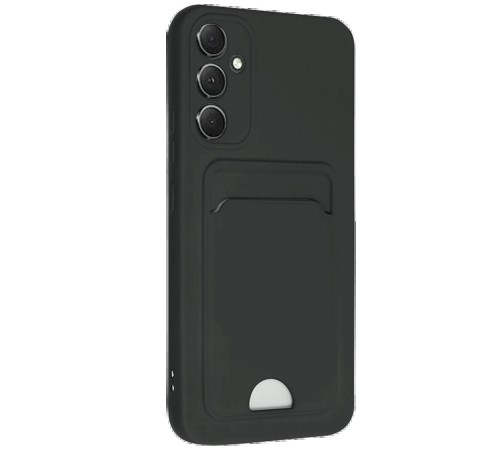 Samsung Galaxy S24 FE Kılıf Kelvin Kartvizitli Silikon - Siyah Samsung Galaxy S24 FE Kılıf Kelvin Kartvizitli Silikon - Siyah