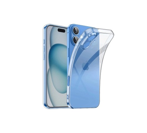 iPhone 16 Plus Kılıf Lüx Şeffaf Silikon iPhone 16 Plus Kılıf Lüx Şeffaf Silikon