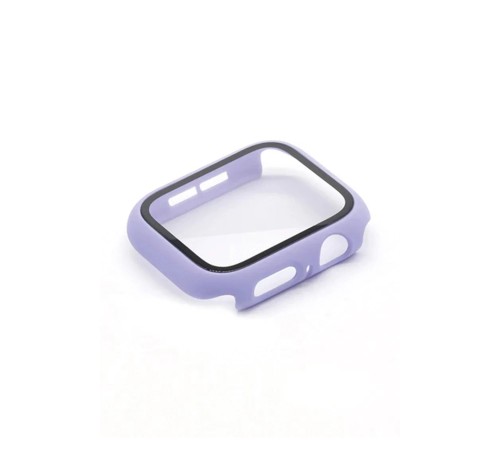 Apple Watch 38mm Camlı Kasa Ekran Koruyucu - Lila
