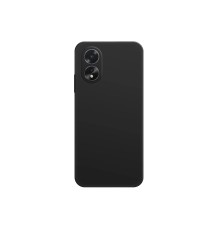 Oppo A38 Kılıf First Silikon - Siyah