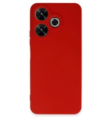 Xiaomi Redmi 13 4G Kılıf First Silikon - Kırmızı