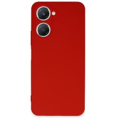 Vivo Y18 Kılıf First Silikon - Kırmızı