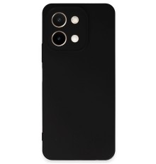 Vivo Y28 Kılıf First Silikon - Siyah