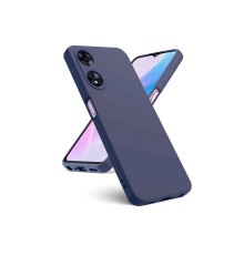 Oppo A38 Kılıf First Silikon - Lacivert