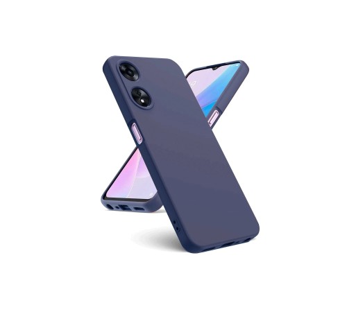 Oppo A38 Kılıf First Silikon - Lacivert Oppo A38 Kılıf First Silikon - Lacivert