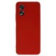 Oppo A38 Kılıf First Silikon - Kırmızı