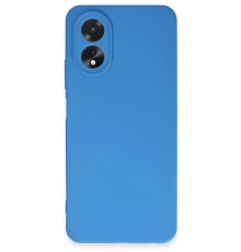 Oppo A38 Kılıf First Silikon - Mavi