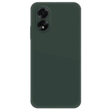 Oppo A38 Kılıf First Silikon - Koyu Yeşil