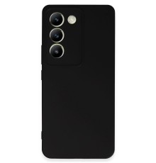 Vivo V30 Lite 4G Kılıf First Silikon - Siyah
