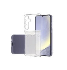 Samsung Galaxy S24 FE Kılıf Kart Şeffaf Silikon - Şeffaf