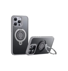 iPhone 14 Pro Max Avatar 360 Dönen Magsafe Kapak - Titan Gri
