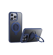 iPhone 15 Pro Max Avatar 360 Dönen Magsafe Kapak - Lacivert