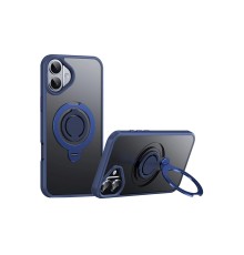 iPhone 16 Plus Avatar 360 Dönen Magsafe Kapak - Lacivert